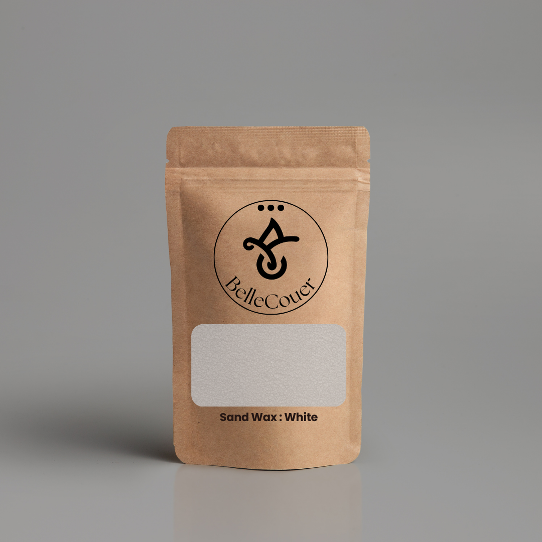 Luxury vanilla amber soy candle by Belle Cœur